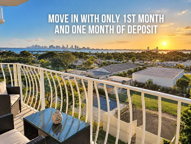 2-bedroom rental at 7601 E Treasure Drive #802, North Bay Village