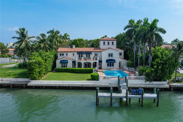 8-bedroom home at 4760 N Bay Road, Miami Beach