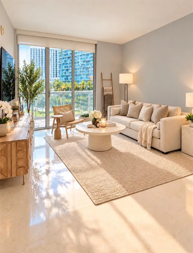 1-bedroom rental at 465 Brickell Avenue #506, Miami