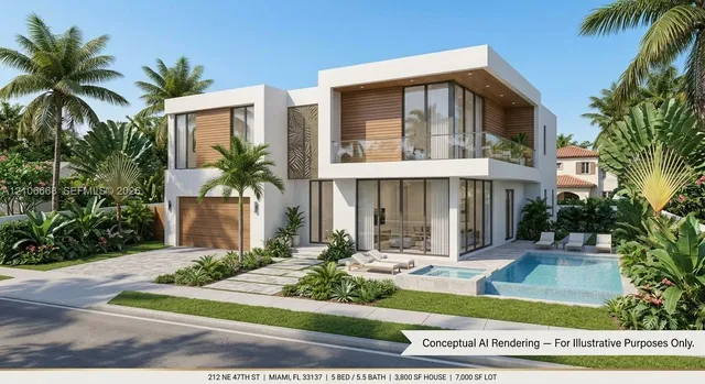 Land at 212 NE 47th Street, Miami